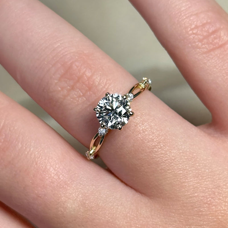 Saoirse Nature Inspired Lab Grown Diamond Engagement Ring
