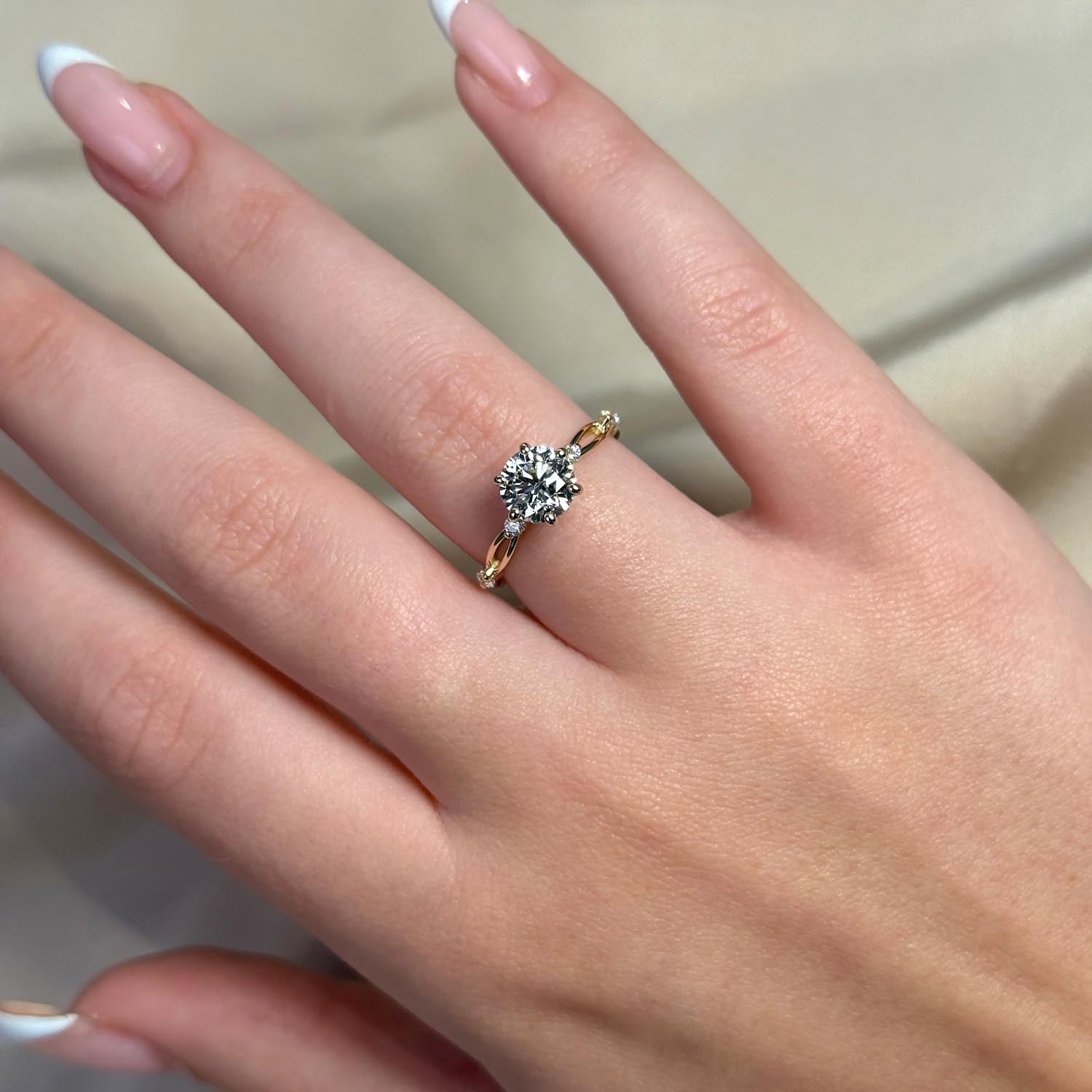 Saoirse Nature Inspired Lab Grown Diamond Engagement Ring