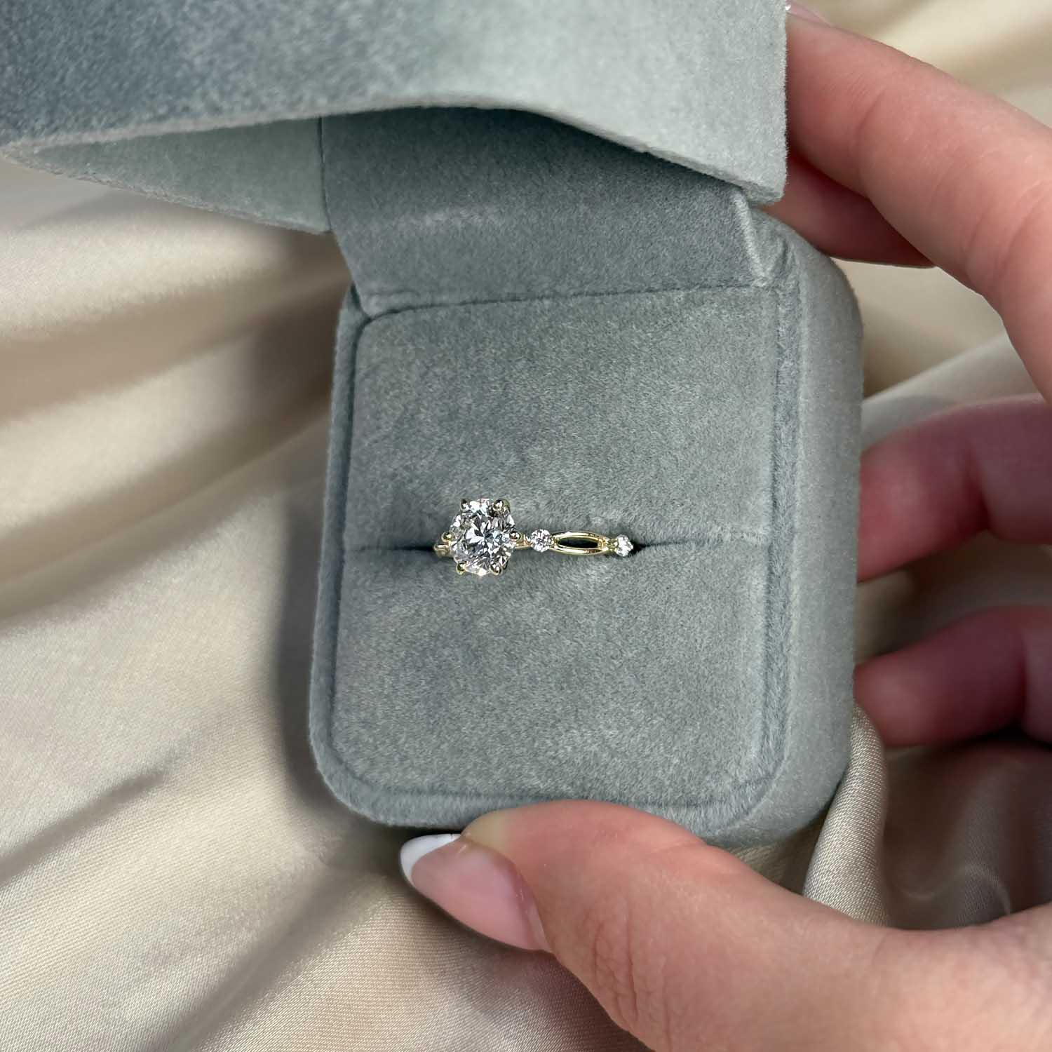 Saoirse Nature Inspired Lab Grown Diamond Engagement Ring