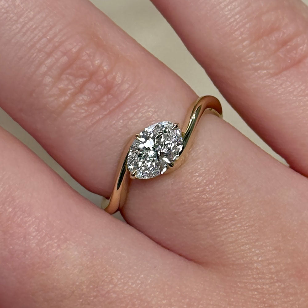 Willa Solitaire Lab Grown Diamond Engagement Ring