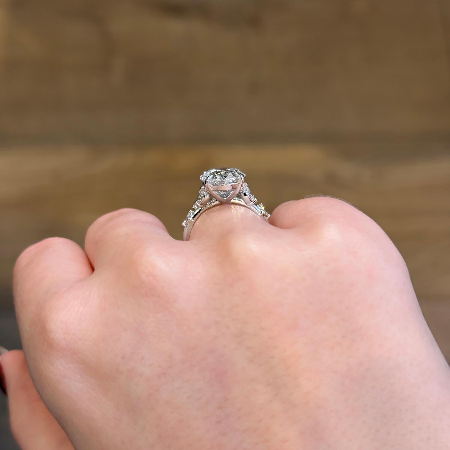 Amara Nature Inspired Lab Grown Diamond Engagement Ring