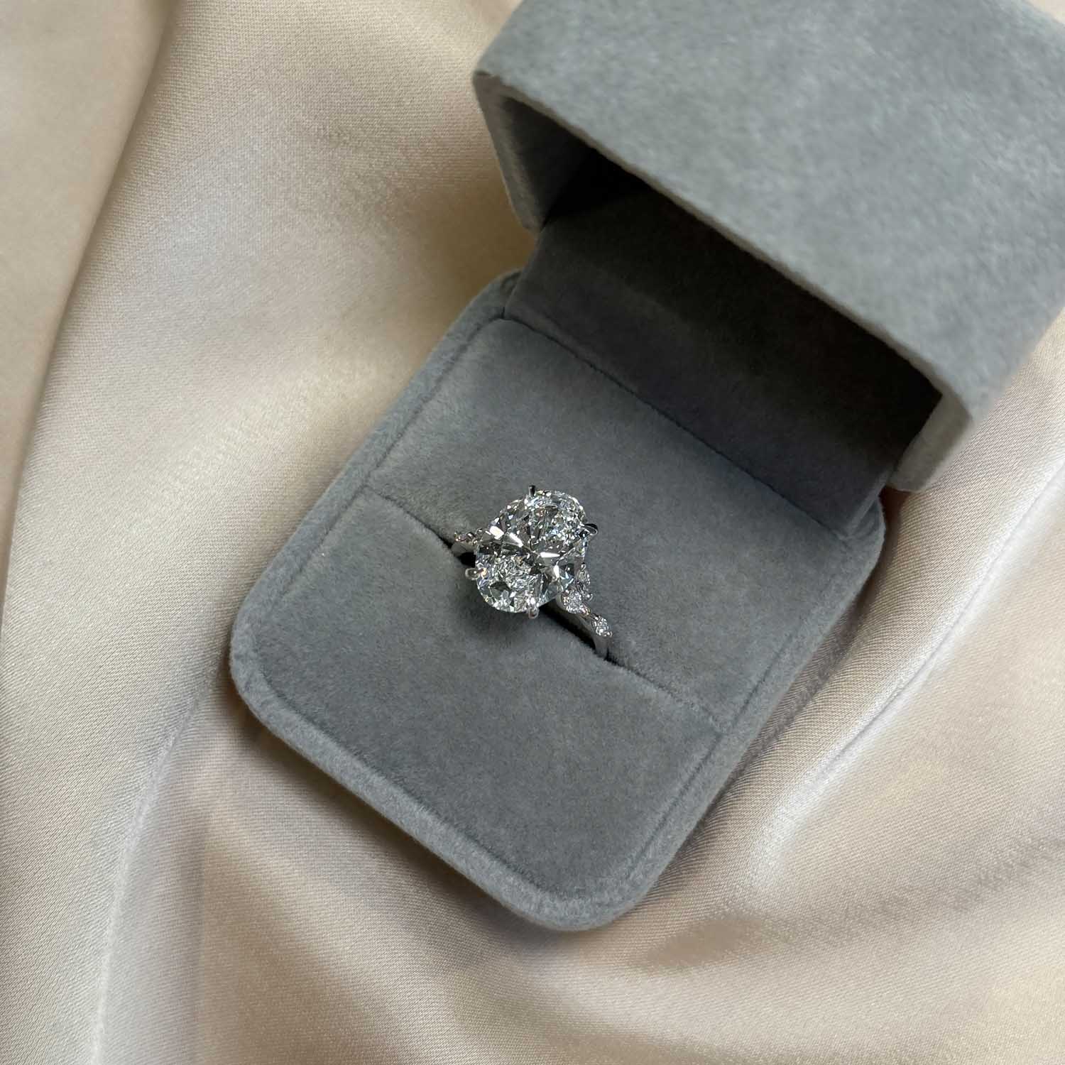 Amara Nature Inspired Lab Grown Diamond Engagement Ring