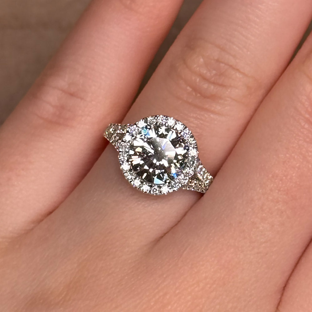 Callum Halo Lab Grown Diamond Engagement Ring - Featured Image