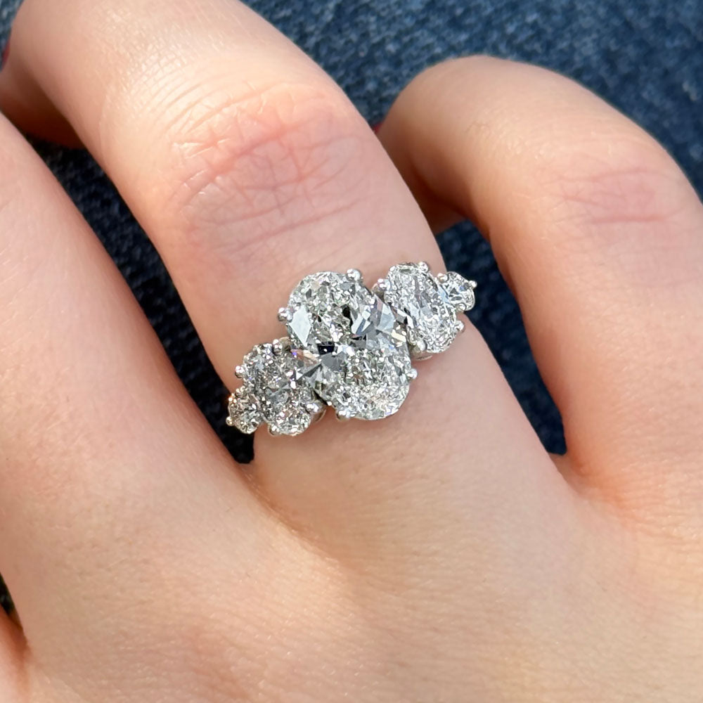 Mystic Five Stone Lab Grown Diamond Engagement Ring