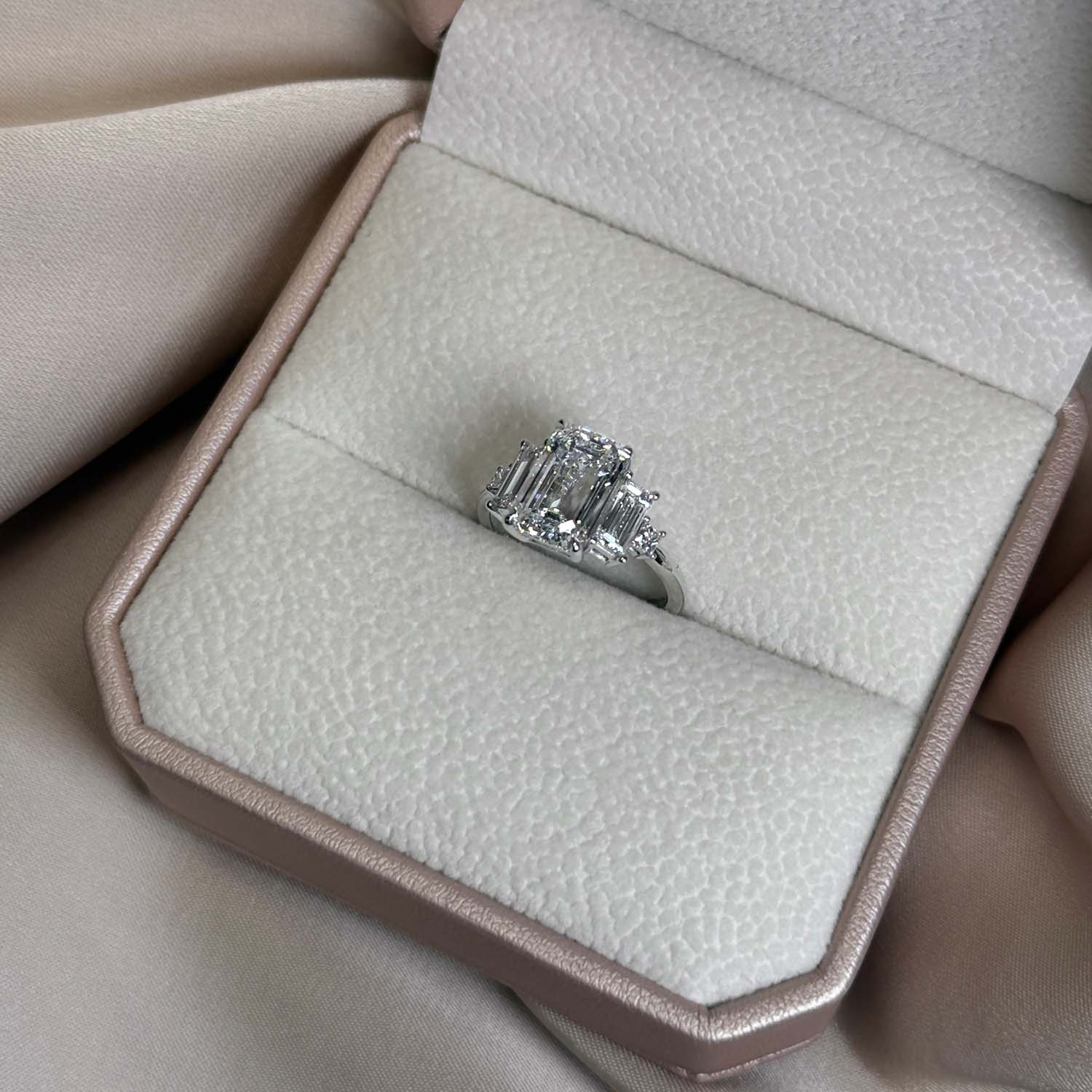 Vesper Five Stone Lab Grown Diamond Engagement Ring
