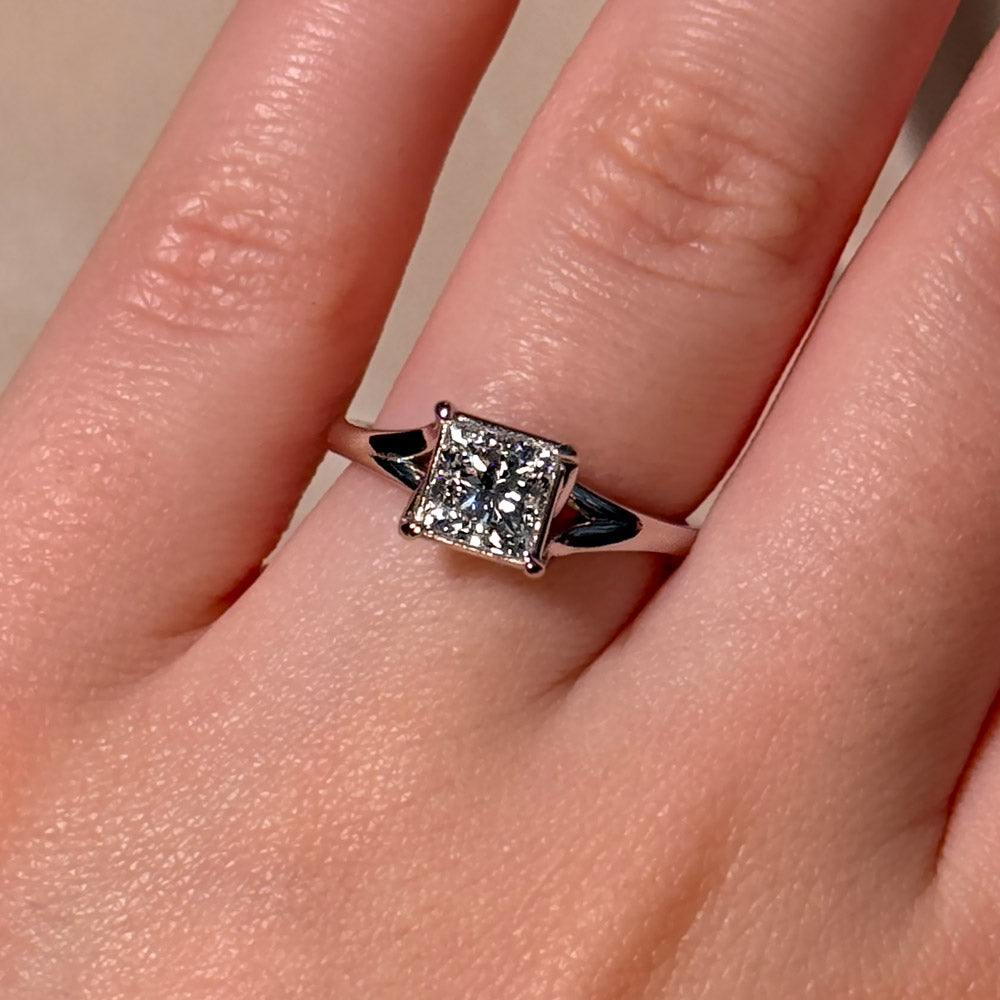 Odette Solitaire Lab Grown Diamond Engagement Ring