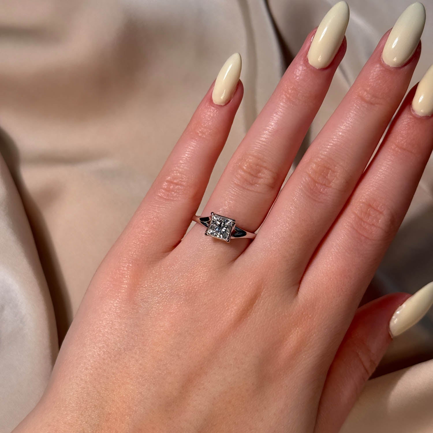 Odette Solitaire Lab Grown Diamond Engagement Ring
