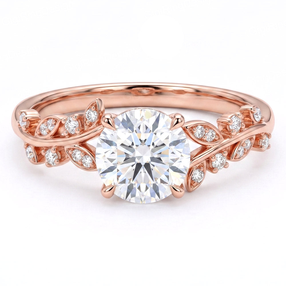 Devotion Nature Inspired Lab Grown Diamond Engagement Ring - Featured Image