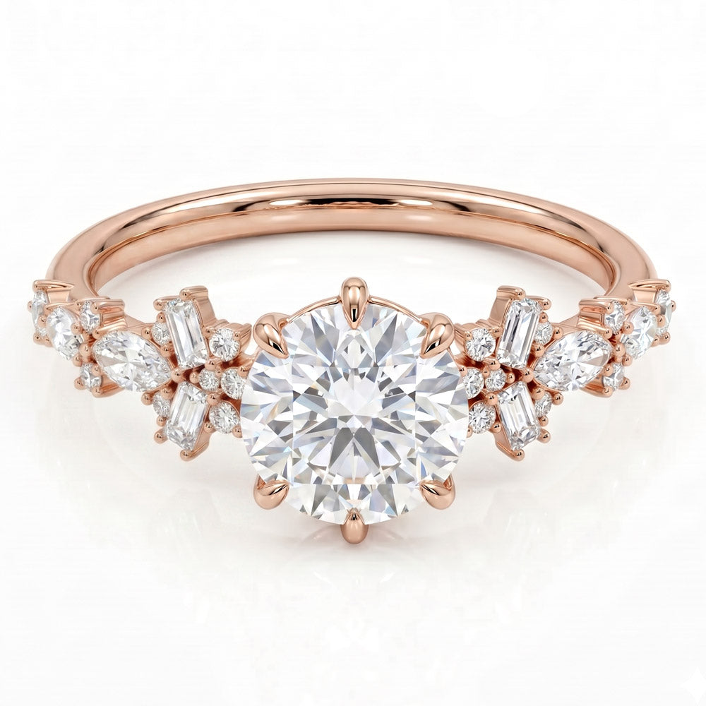 Dawn Nature Inspired Lab Grown Diamond Engagement Ring - Featured Image