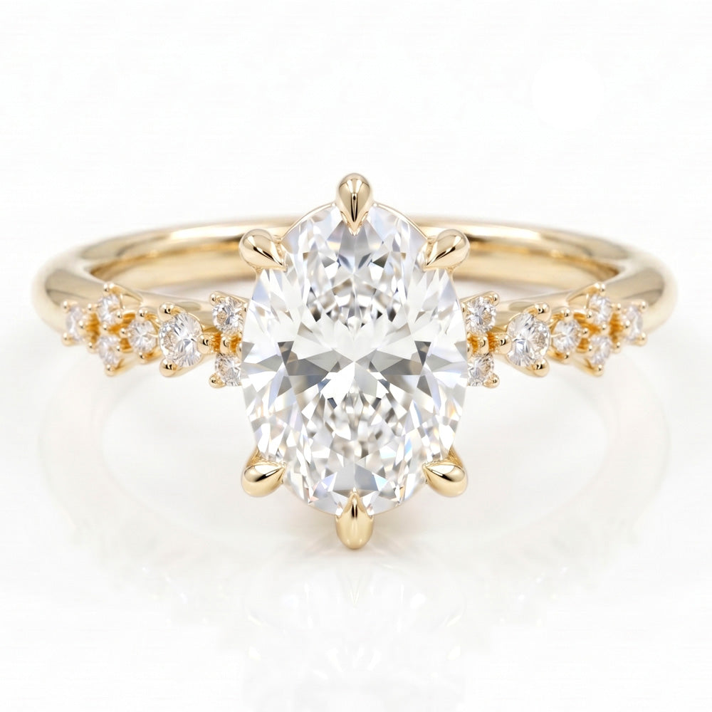 Meadow Nature Inspired Lab Grown Diamond Engagement Ring - Featured Image