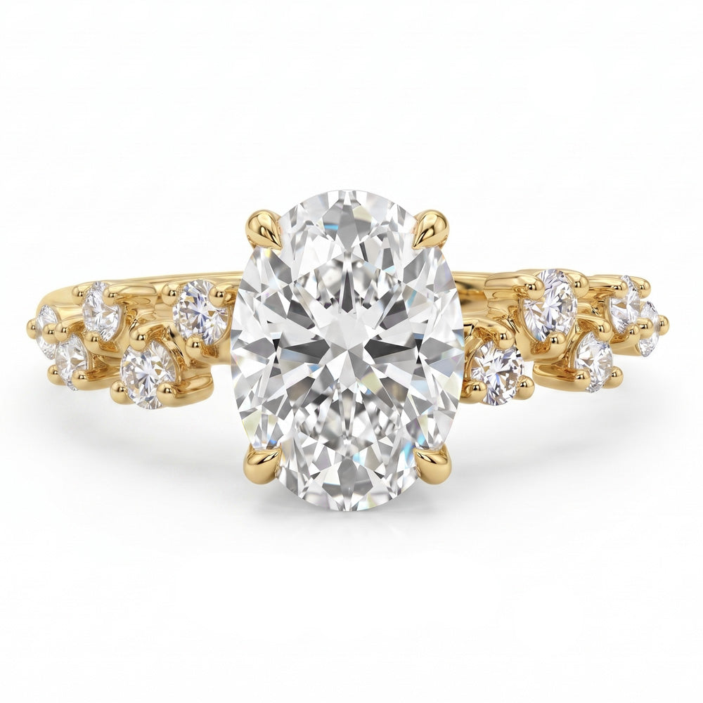 Hazel Nature Inspired Lab Grown Diamond Engagement Ring