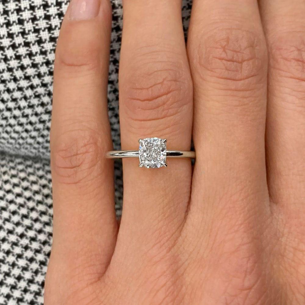 Ella Solitaire Lab Grown Diamond Engagement Ring - Featured Image