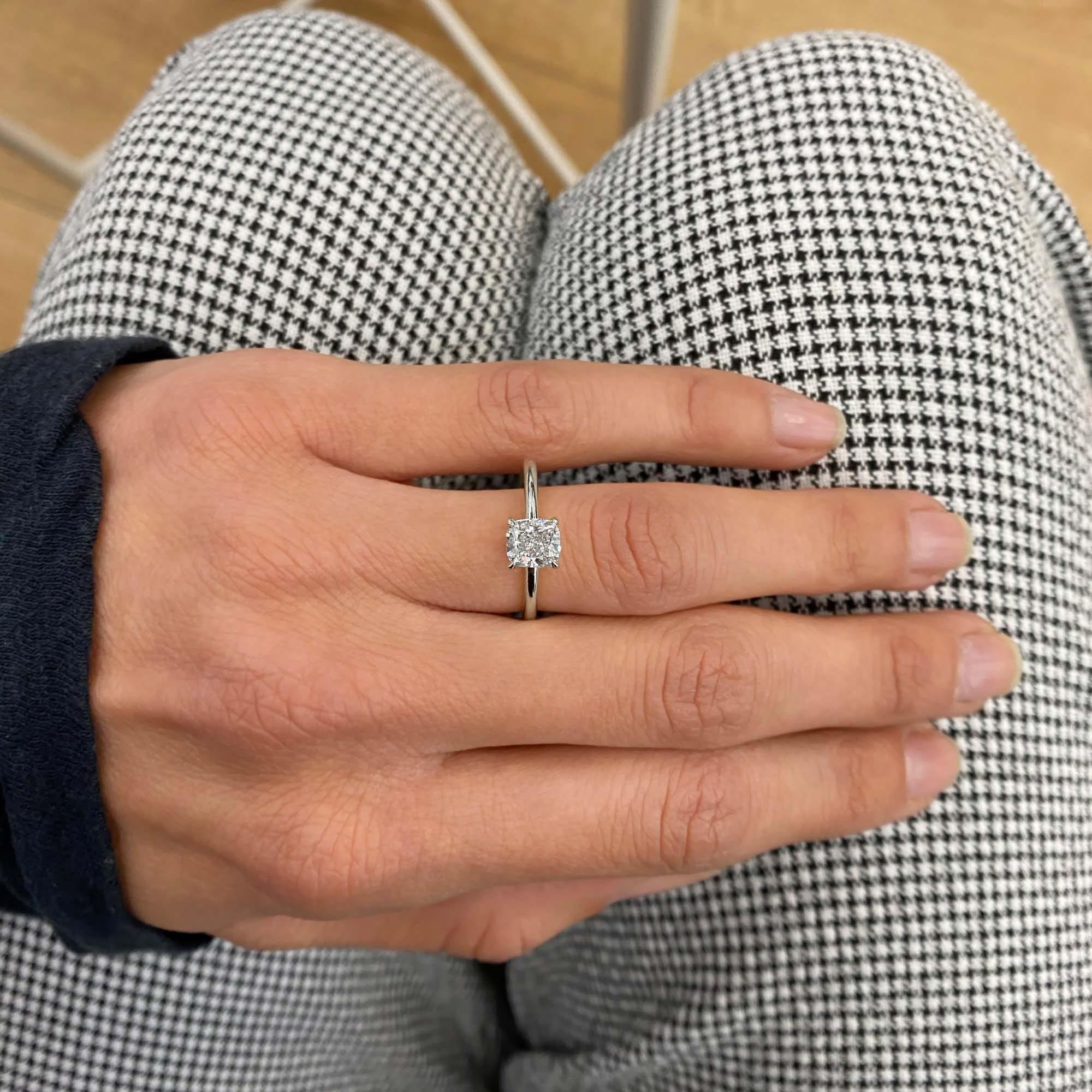 Ella Solitaire Lab Grown Diamond Engagement Ring