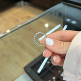 0.70 Carat Round Cut U-Prong 3.2mm Lab Grown Diamond Wedding Ring