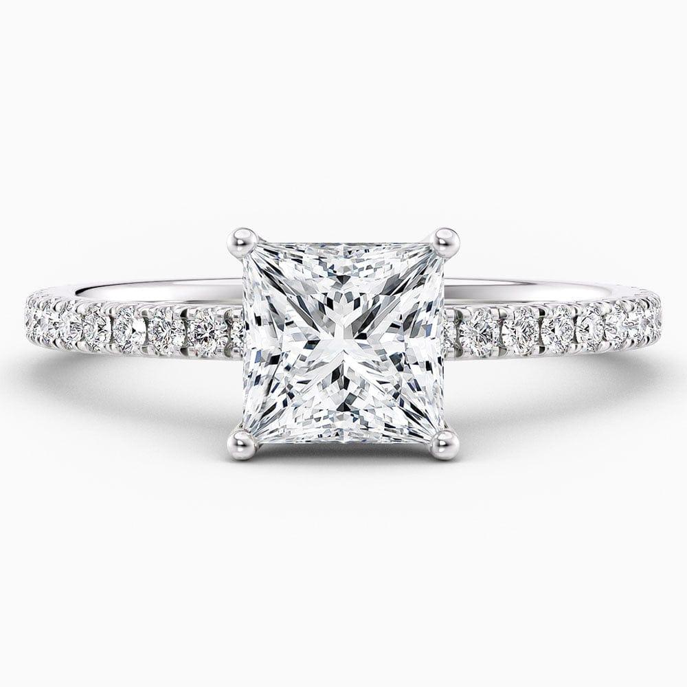 Elodie Hidden Halo Lab Grown Diamond Engagement Ring - Featured Image