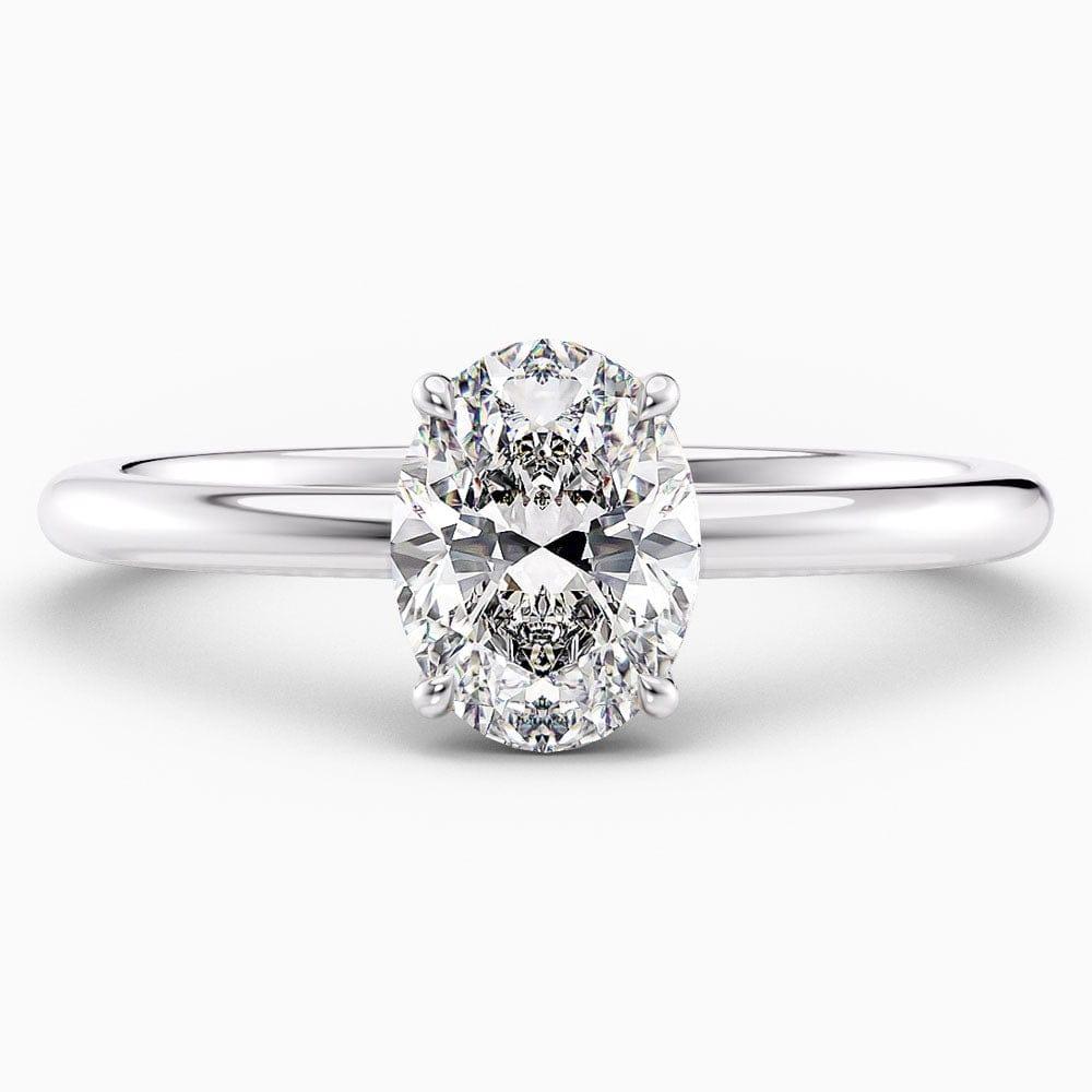 Texas Solitaire Lab Grown Diamond Engagement Ring - Featured Image