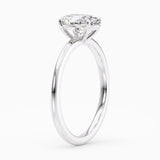 Oval Cut Solitaire Lab Grown Diamond Engagement Ring
