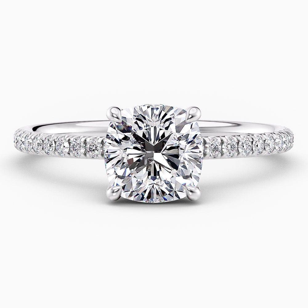 Emmy Hidden Halo Lab Grown Diamond Engagement Ring - Featured Image