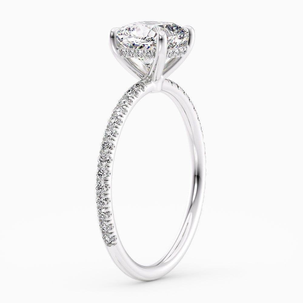 Emmy Hidden Halo Lab Grown Diamond Engagement Ring