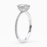 New York Hidden Halo Lab Grown Diamond Engagement Ring