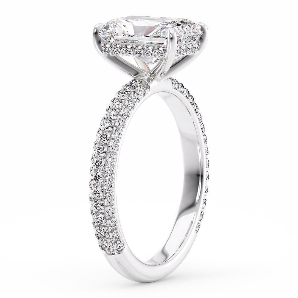 Catalina Hidden Halo Lab Grown Diamond Engagement Ring