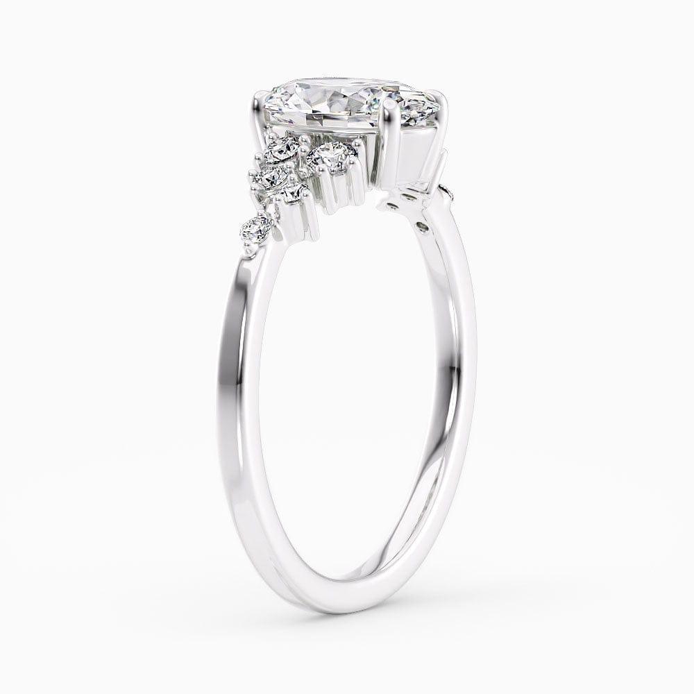 Chloe-Twin Snowdrift Lab Grown Diamond Engagement Ring