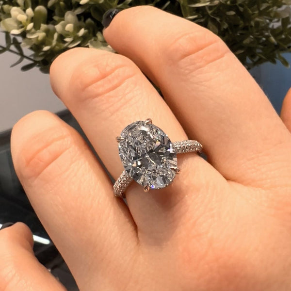 5 Carat Cushion Created Diamond Engagement Ring, Promise Ring, Anniversary  Ring, Art Deco Ring, Vintage Wedding Ring, Silver Diamond Ring - Etsy