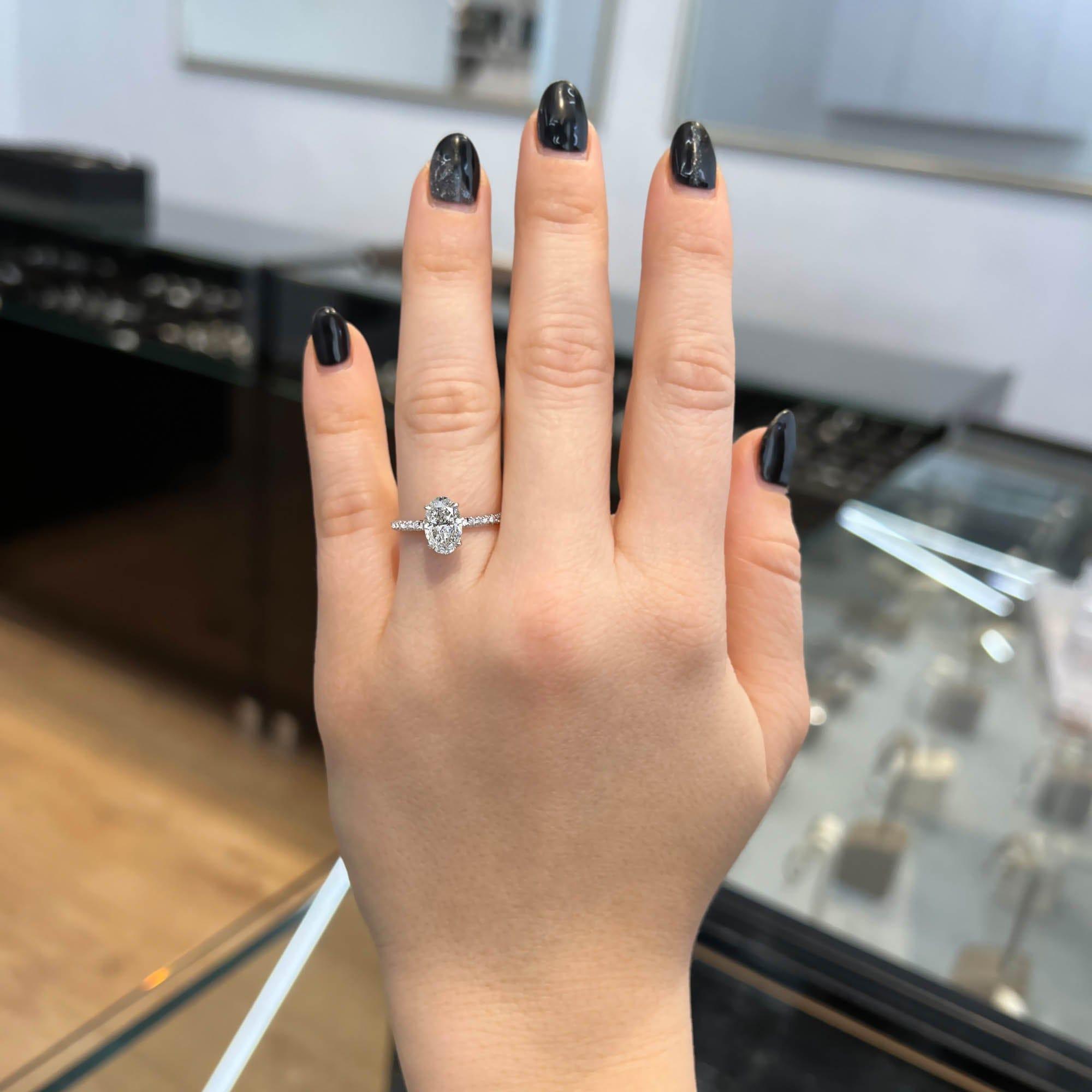 Dominique Classic Lab Grown Diamond Engagement Ring