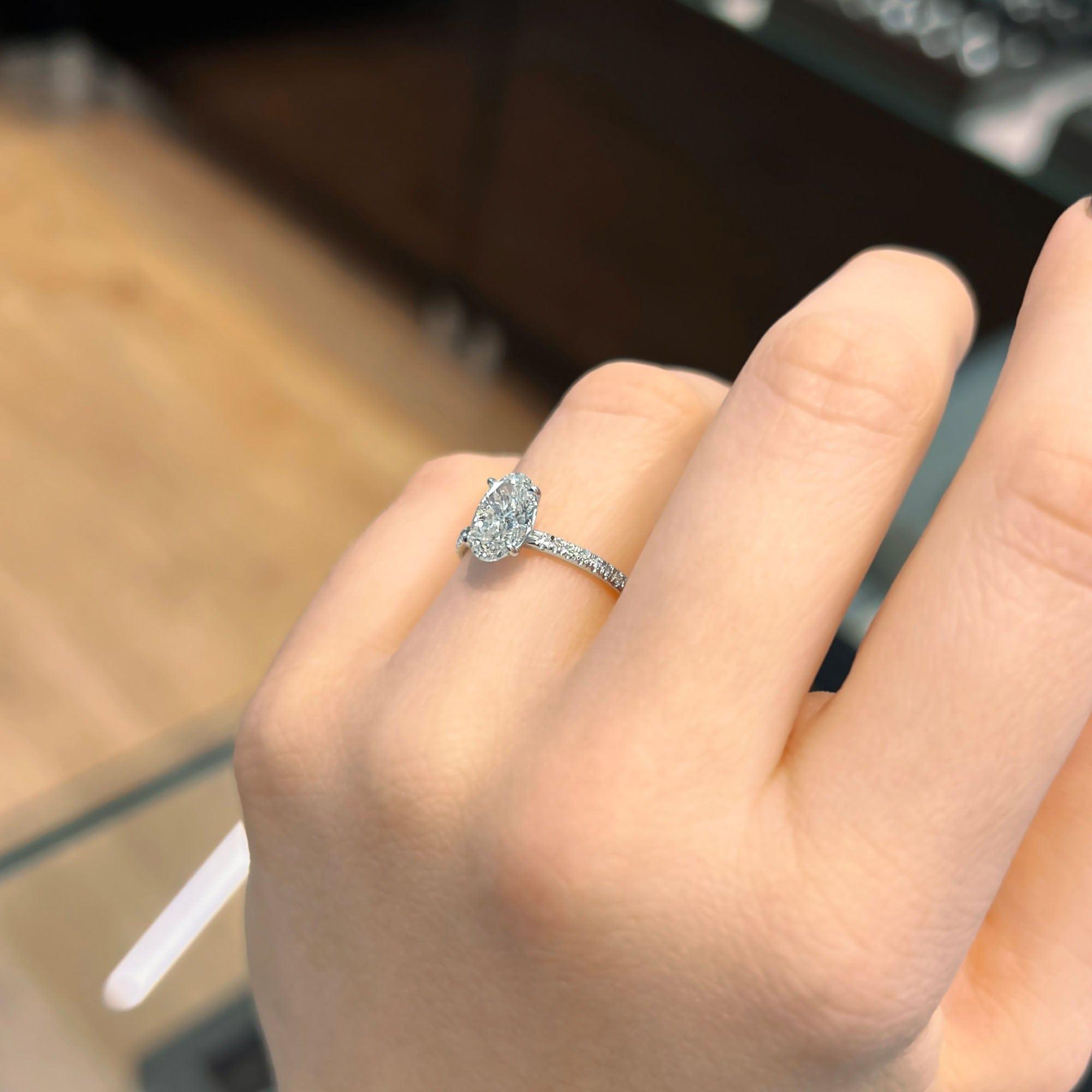 Dominique Classic Lab Grown Diamond Engagement Ring