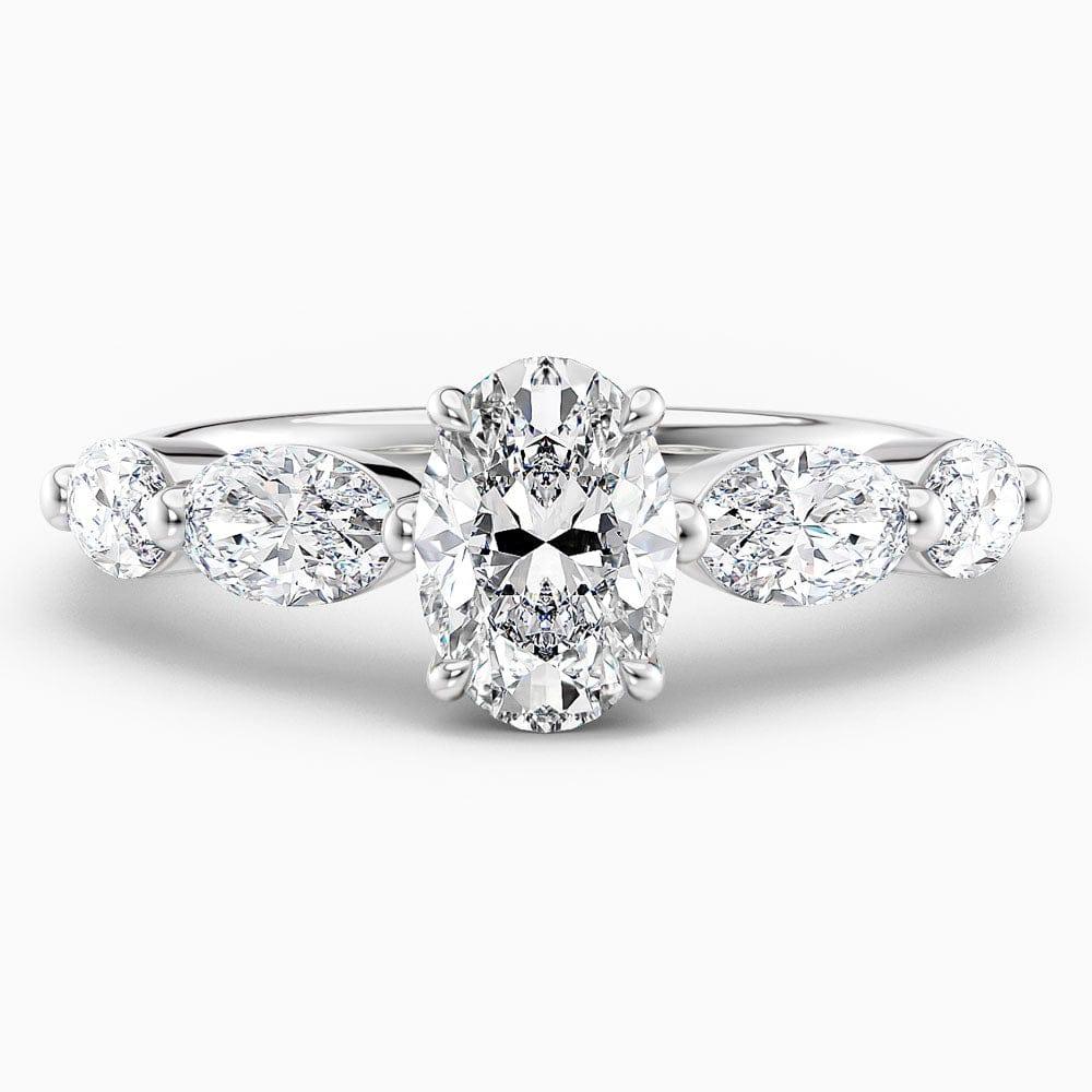 Violet Shared Prong Lab Grown Diamond Engagement Ring - Featured Image