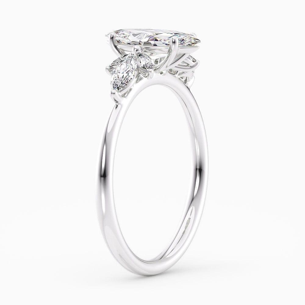 Xena Cluster Lab Grown Diamond Engagement Ring